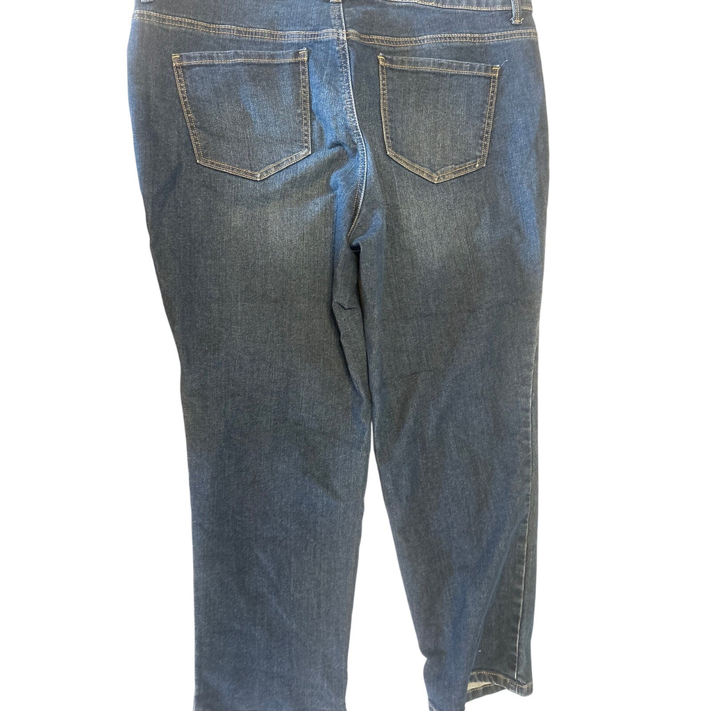 Gloria Vanderbilt Women's jeans, Amanda fit, blue denim, size 18WS