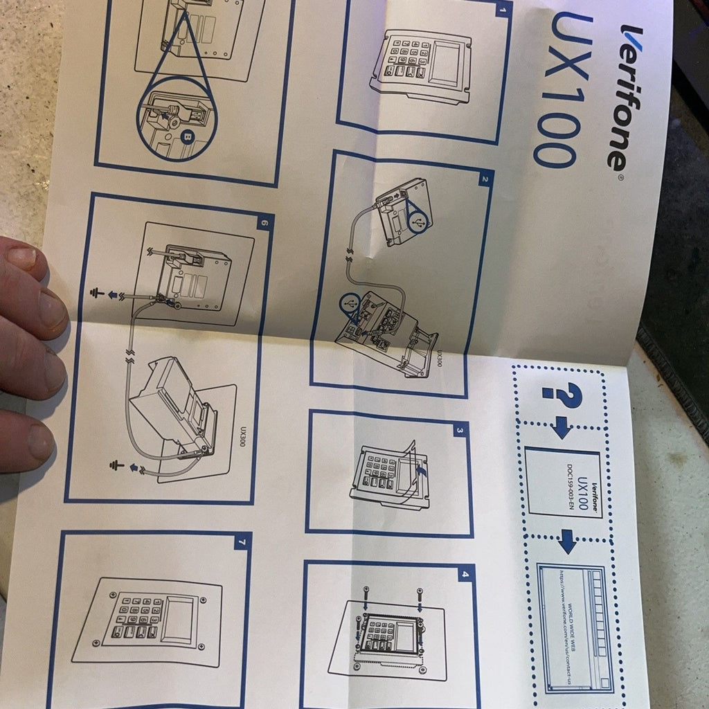Verifone UX100 Unattended Kiosk Sale Keypad M159-100-01-WWB
