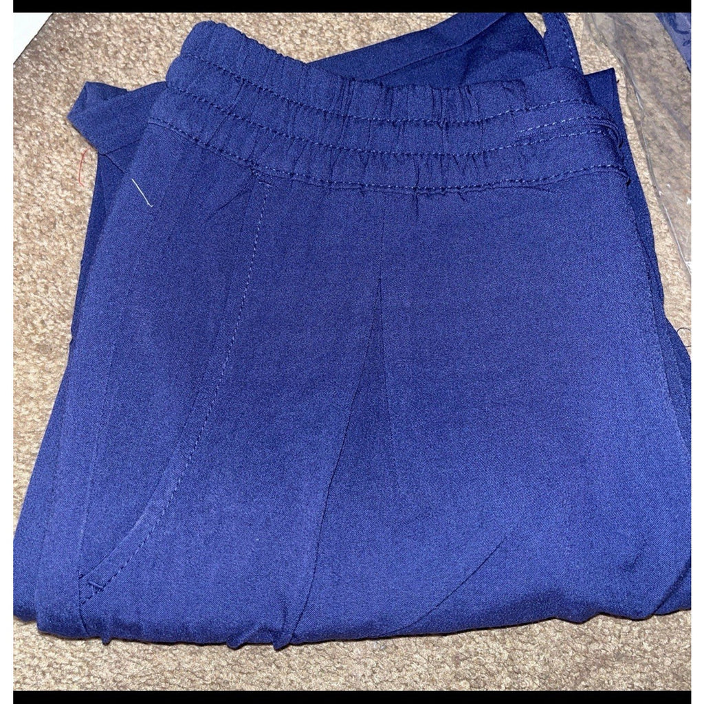 Women’s Blue Scrub Pants 31” Waist NEW Sealed Medical Nursing Uniform Workwear