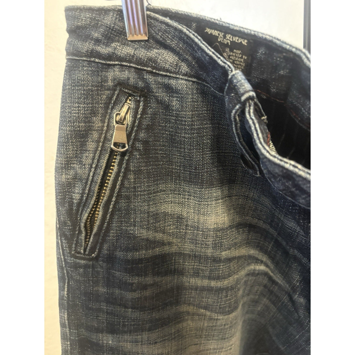 Cult of Individuality Greaser Moto Japanese Selvedge Jeans 40x34 650‑15B‑347B