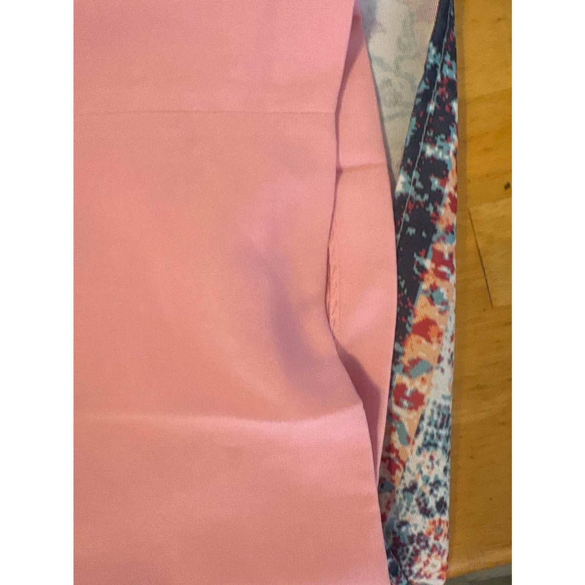 Together Women's Jumpsuit 16T Pink Abstract Pattern Casual Dressy